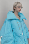CHENPENG windproof light blue bubble down jacket CP19AWJ011
